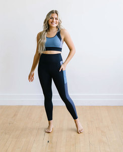 High Quality Custom Girls Eco Printed Sports Leggings Soft High Stretch Lightweight Fitness Kids Yoga Spandex / Nylon Leggings - Product Image 1