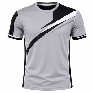 Camiseta Casual de Manga Corta para Hombre, Cuello Redondo, Sólida, Transpirable, de Secado Rápido, Tejido de Poliéster, Corte Regular - Product Image 3