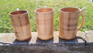 Rustic Handmade Wooden Beer <b>Mug</b> <b>Large</b> Barrel Tankard for Beer Coffee Tea Mead Viking Style Pub Drinkware Gift Vintage style wood - Product Image 2