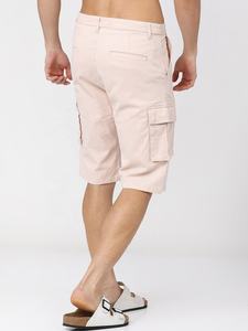 Pantalones cortos Cargo ecológicos para hombre, pantalones cortos informales sostenibles de algodón orgánico con bolsillos hasta la rodilla, pantalones cortos Cargo - Product Image 4