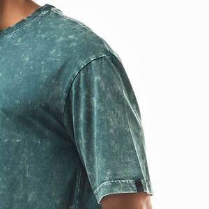 Camiseta de Hombre con Lavado Ácido de Alta Calidad, Cómoda, Económica, Transpirable, con Logotipo/Diseño Personalizado - Product Image 6