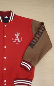 Heavyweight <b>Wool</b> Varsity Jacket - Custom Sports Letterman Coat with <b>Quilted</b> Lining - Product Image 3