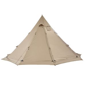 Tenda Portatile 4 Stagioni per 2 Persone, Leggera e Impermeabile in Tela, con Foro per Stufa Invernale, Capacità 4-6 Persone - Product Image 6