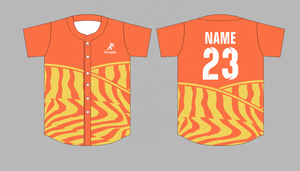 Camiseta de Béisbol Personalizada para Hombre y Mujer, Ropa Deportiva Transpirable de Secado Rápido, Impresión Digital, Uniforme de Béisbol de Talla Grande para Equipo - Product Image 3