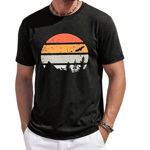 ขายตรงจากโรงงาน เสื้อยืดผ้าฝ้ายถักลายกราฟิก 100% คุณภาพมาตรฐานส่งออกทั่วโลก สำหรับการจัดจำหน่ายแฟชั่นออนไลน์ - Product Image 1