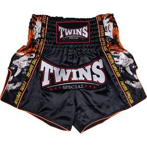 Shorts de Muay Thai OEM Twins, logo personnalisé, 100% polyester, respirant, séchage rapide, durable, léger, extensible. - Product Image 6