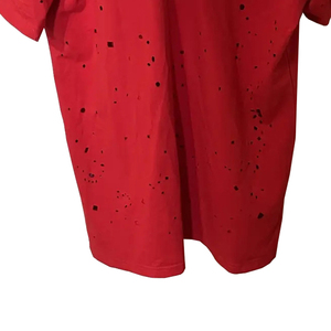 Nouveauté : T-shirt 100% coton effet vieilli pour homme, coupe ample, imprimé, vente flash, fabrication en usine, manches courtes, col rond. - Product Image 6