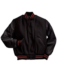 Custom High Quality <b>Vintage</b> Slim Woolen Blank <b>Bomber</b> Unisex Winter Plain Baseball <b>Jackets</b> Breathable Quick Dry <b>Jacket</b> - Product Image 2