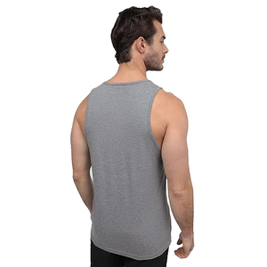 Custom <b>Logo</b> Wholesale Men's Cotton Tank Top Breathable O-Neck Casual Athletic Sleeveless Muscle Fit Vest - Product Image 4