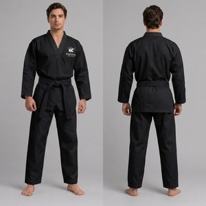 Uniforme de Entrenamiento de Artes Marciales y Boxeo Personalizado de Poliéster/Nailon, Servicio OEM con Tela Elástica a Precio Económico - Product Image 4