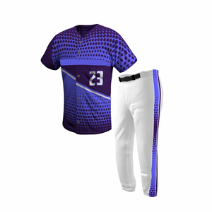 Nuevo Conjunto de Uniforme de Béisbol y Sóftbol para Entrenamiento, 100% Poliéster Sublimado, en Venta - Product Image 6