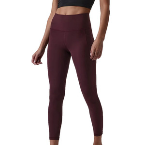 Legging de yoga écologique à séchage rapide fabriqué en usine, vêtements de fitness, taille élastique, style unique, legging personnalisé pour femmes en vente - Product Image 1
