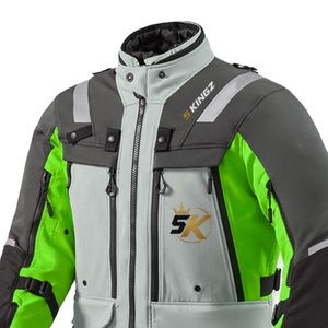Chaquetas de Motociclismo para Carretera y Todoterreno, Impermeables, Resistentes al Viento, Protección para las Cuatro Estaciones, 100% Poliéster, Ropa de Motociclista - Product Image 4