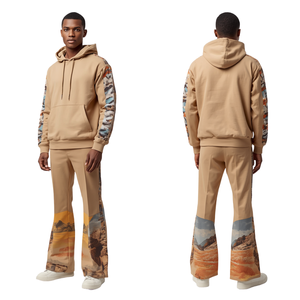 Conjunto Deportivo de Hombre con Estampado Horizon Puff, Diseño Moderno y Casual, Ropa Deportiva - Product Image 2