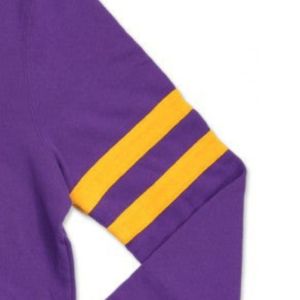 Customized PVAM University <b>Cardigan</b> <b>Purple</b> with Gold Embroidery Cotton Fleece <b>Cardigan</b> Regular Fit Crew neck sweatshirt - Product Image 5