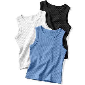<b>Tops</b> Tanktops 100% cotton s/j 160 gsm solid color, colorful, digital print casual style printed casual supplier from Bangladesh. - Product Image 3
