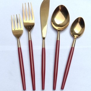 Juego de Cubiertos de Lujo Unicorn Handicrafts, Acero Inoxidable, Chapado en Oro, Cuchara, Tenedor, Cuchillo, Apto para Lavavajillas, Moderno, para Restaurante - Product Image 3