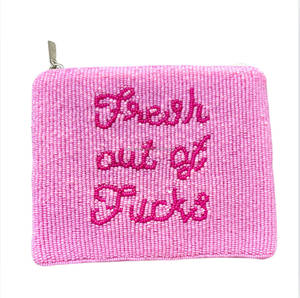 Monedero de Cuentas Hecho a Mano Personalizable con Cremallera, Bolsa de Monedas Bordada con Cuentas 'Think Positive', Motivacional y de Gran Capacidad - Product Image 6