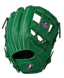 Gant de baseball A2000 en cuir vert, modèle H-Web, pour droitier, pour outfield, avec fermeture auto-agrippante sur tout le doigt - Product Image 1