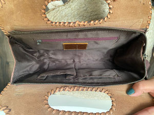 Bolso de diseñador de cuero genuino para mujer occidental 2024, bolso con asa superior, bolso elegante tallado Floral a mano, regalo para ella - Product Image 6