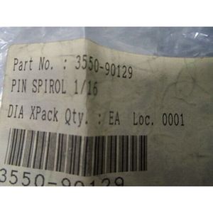 AMAT 3550-90129 Pin Spirol ขนาดเส้นผ่านศูนย์กลาง 1/16 นิ้ว, 101655 - อุปกรณ์และอะไหล่เซมิคอนดักเตอร์ระดับโลกที่เชื่อถือได้ - Product Image 4