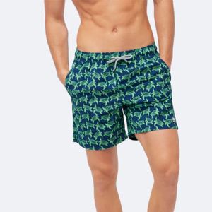 Shorts de bain en toile unie pour hommes, respirants, séchage rapide, avec logo personnalisé, pour la pêche (vente en gros) - Product Image 1