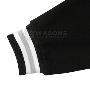<b>Covered</b> <b>Button</b> Stand Winter Front Heritage Design Lightweight Material Classic Wear Street Style Essential Letterman Jacket - Product Image 4