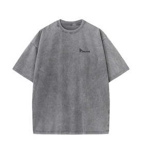 Camiseta Oversize de Algodón 100% de Alta Calidad, Transpirable, de Secado Rápido, Ajuste Holgado, Tacto Suave, Comodidad Duradera, 220 Gramos, Estilo Casual con Letras - Product Image 1