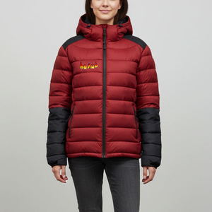 Veste matelassée épaisse pour femmes, imperméable, en nylon, design minimaliste, veste matelassée pour femmes, polyester durable - Product Image 1