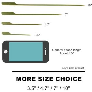 Stuzzicadenti in bambù da 10 pollici per cocktail, antipasti, frutta, sandwich, barbecue, snack, versatili stuzzicadenti in legno di dimensioni maggiori - Product Image 2