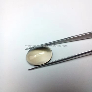 Cuarzo Ahumado Ovalado Natural de 13*18mm, Tratado Térmicamente, Color Marrón Claro, Cabujón, Piedras Sueltas, Grado AAA, Pulido Liso, Certificado GAC, para Joyería - Product Image 6