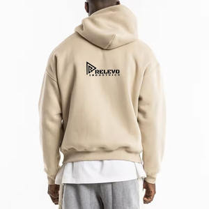 Sweat à capuche épais en coton pour homme OEM – Streetwear vierge, sans cordon de serrage, MOQ personnalisé 2 pièces, en tissu polaire fabriqué au Pakistan - Product Image 2