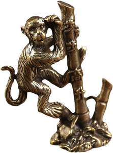 Escultura de Leopardo de Latón Hecha a Mano, Figura de Guepardo Sentado, Estatua de Animal Articulada, Decoración para el Hogar, Adorno de Escritorio, Regalo Personalizable - Product Image 4