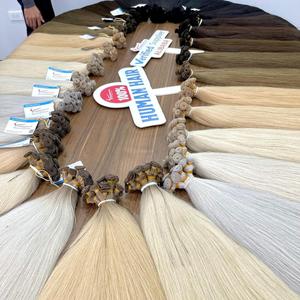 Extensions de cheveux vietnamiennes tissées à la main en gros, 100 % cheveux humains, double épaisseur, aspect naturel, stock disponible - Product Image 6
