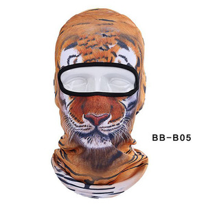 หน้ากากคลุมหน้าแบบเต็มหน้า คุณภาพสูง สำหรับทุกเพศ พิมพ์ลายแบบ Sublimation สำหรับกีฬากลางแจ้ง ผลิตจากโพลีเอสเตอร์ 100% สำหรับผู้ใหญ่ - Product Image 4