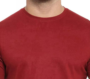 T-shirt pour homme en coton 100% à col rond, poids lourd 250 g/m², design personnalisé, blanc - Product Image 6