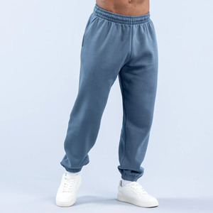 Men's Pants Washed 2026 Newest Design Custom Sweat Trouser <b>Oversized</b> <b>Sweatpants</b> Baggy Straight Curved Striped For Men Pakistan - Product Image 4