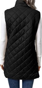 <b>Women's</b> Lightweight Insulated Puffer Vest OEM Manufacturer Custom Logo <b>Women's</b> <b>Sleeveless</b> Quilted <b>Jacket</b> Wholesale - Product Image 2