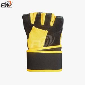 Guantes de levantamiento de pesas, guantes de gimnasio de medio dedo con soporte para muñeca para hombres y mujeres - Product Image 3