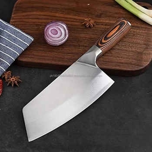 Couteau à découper robuste en acier Damas, 6-7,9 pouces, ambidextre, avec manche en bois de rose écologique, finition polie haute brillance - Product Image 2