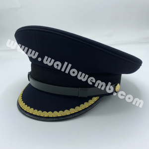 Casquette d'officier best-seller, design personnalisé, prix de gros, casquettes d'officier pour adultes avec broderie personnalisée - Product Image 2