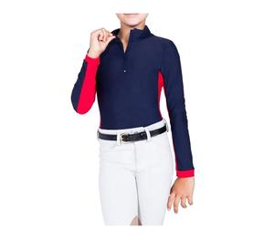 Vêtements équestres de qualité supérieure chemises équestres personnalisées à manches longues, couche de Base d'équitation pour enfants - Product Image 6