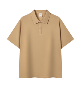 Camiseta Polo para Hombre al por Mayor, 310g, Cuello Alto, Logotipo Personalizado, Bordado, Algodón, Lisa, Talla Grande - Product Image 6