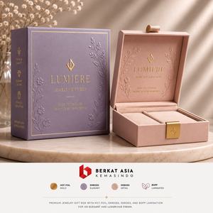 กล่องของขวัญกระดาษแบบกำหนดเองสำหรับเครื่องประดับสุดหรู - Product Image 2