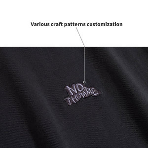 Camiseta Personalizada de Alta Calidad, 100% Algodón, Manga Corta, Corte Regular, Etiquetas con Impresión DTG, Tallas Grandes, Venta al Por Mayor, Lisa, Unisex - Product Image 3