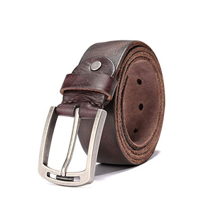 Cinturón de Cuero para Hombre, Cinturón de Cuero Genuino de Vaca de Alta Calidad para Hombre, Cinturón con Hebilla de Moda para Hombre - Product Image 6