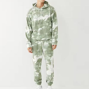 Trajes Deportivos Tie Dye Personalizados para Hombre, de Bajo MOQ, para Uso en Exteriores, Ropa Masculina con Color Personalizado - Product Image 1