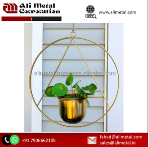 Iron Flora Hanging Planter Set of 2 Fully Customizable for Home Balcony Indoor & Outdoor Garden Decoration with Lush Blooms - Product Image 6