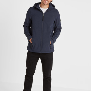 Veste softshell pour homme de haute qualité pour l'hiver avec fermeture éclair et tissu tissé, design de logo personnalisé, veste softshell pour homme - Product Image 5