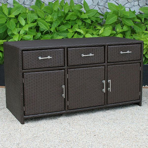 Elegante Mueble de Almacenamiento de Mimbre Moderno para Sala de Estar, Muebles para el Hogar, Uso en Escuelas y Hoteles - Product Image 1